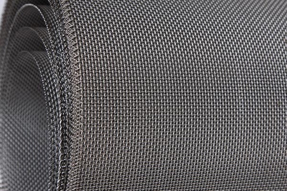 160 Micron Square Weave Wire Mesh 316L Stainless Steel Rendah Carbon Panjang Menggunakan Kehidupan