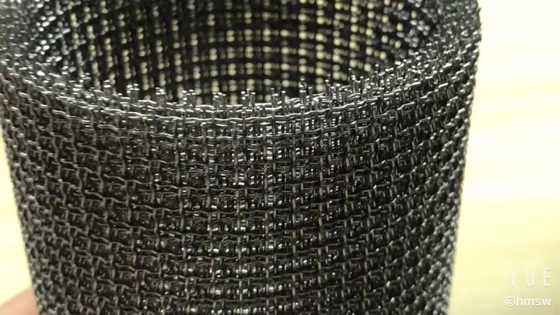 Disesuaikan Stainless Steel berkerut tenunan Wire Mesh 10-30 m / Roll tipe ekonomis