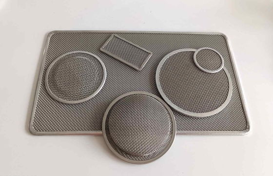 Single Layer SS201 SS304 Extruder Screen Mesh Dengan Bingkai Tidak Berkarat